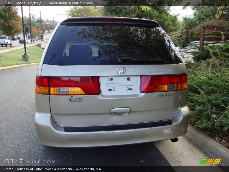 Mesa Beige Metallic / Ivory 2002 Honda Odyssey EX