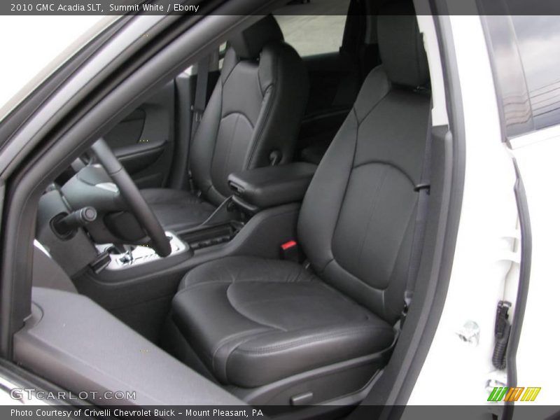Summit White / Ebony 2010 GMC Acadia SLT