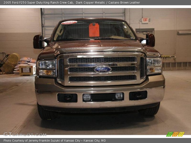 Dark Copper Metallic / Castano Brown Leather 2005 Ford F250 Super Duty King Ranch Crew Cab