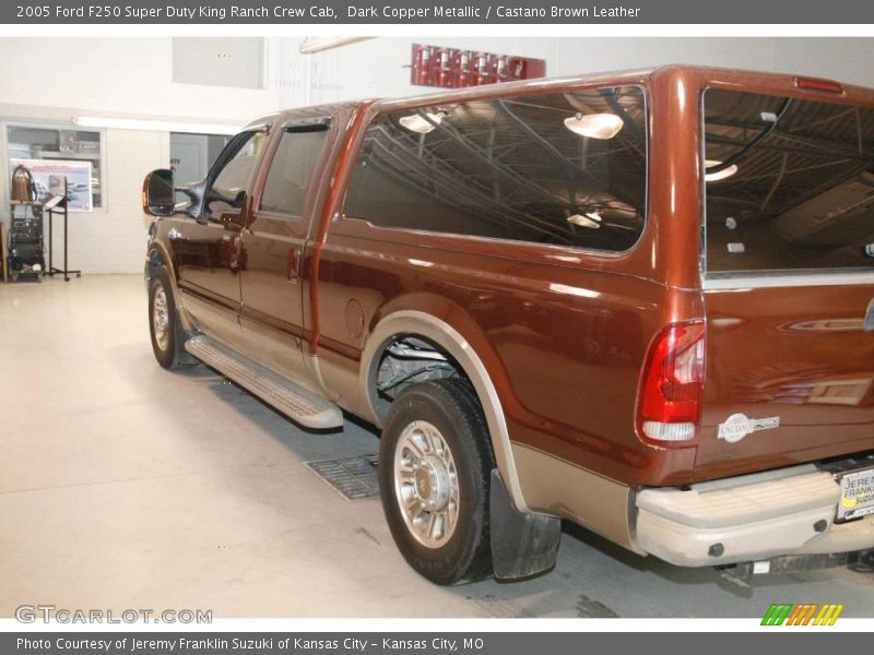 Dark Copper Metallic / Castano Brown Leather 2005 Ford F250 Super Duty King Ranch Crew Cab