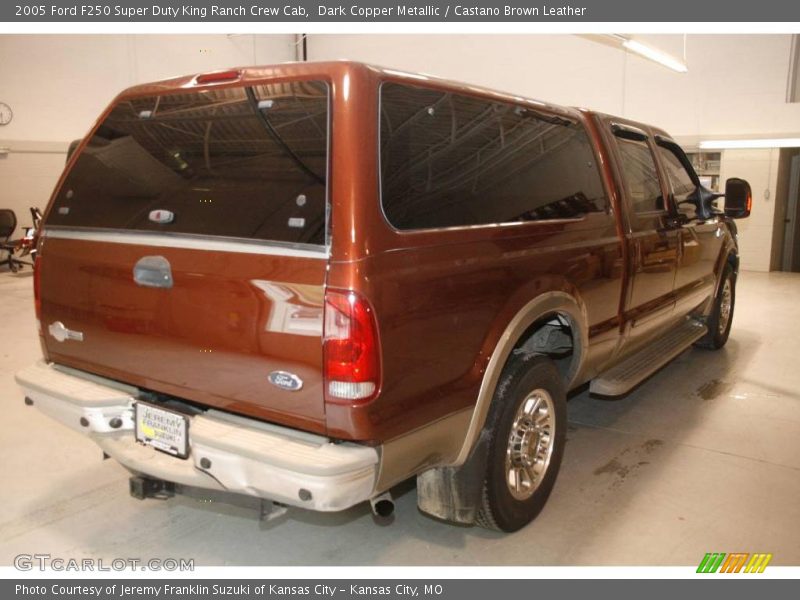 Dark Copper Metallic / Castano Brown Leather 2005 Ford F250 Super Duty King Ranch Crew Cab