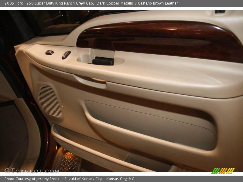 Dark Copper Metallic / Castano Brown Leather 2005 Ford F250 Super Duty King Ranch Crew Cab