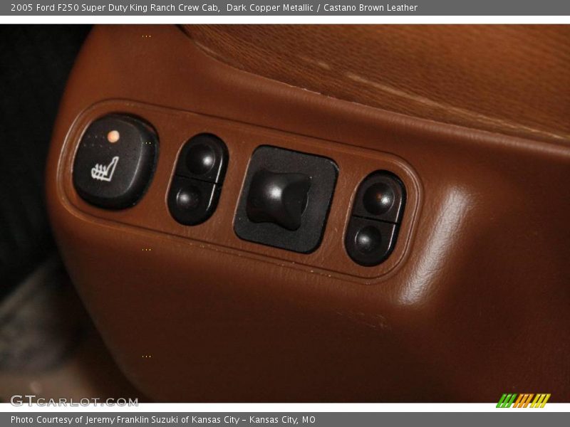 Dark Copper Metallic / Castano Brown Leather 2005 Ford F250 Super Duty King Ranch Crew Cab