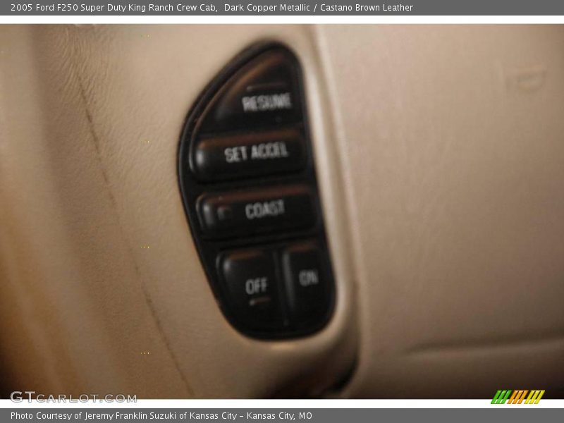 Dark Copper Metallic / Castano Brown Leather 2005 Ford F250 Super Duty King Ranch Crew Cab