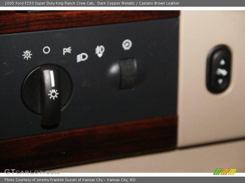 Dark Copper Metallic / Castano Brown Leather 2005 Ford F250 Super Duty King Ranch Crew Cab