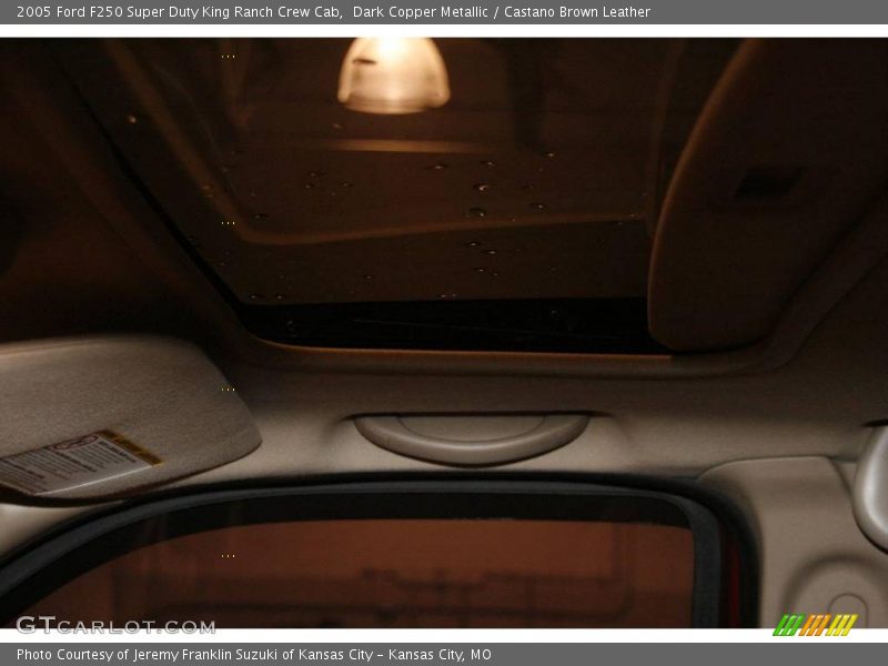 Dark Copper Metallic / Castano Brown Leather 2005 Ford F250 Super Duty King Ranch Crew Cab