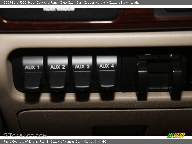 Dark Copper Metallic / Castano Brown Leather 2005 Ford F250 Super Duty King Ranch Crew Cab