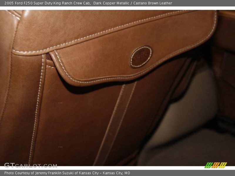 Dark Copper Metallic / Castano Brown Leather 2005 Ford F250 Super Duty King Ranch Crew Cab