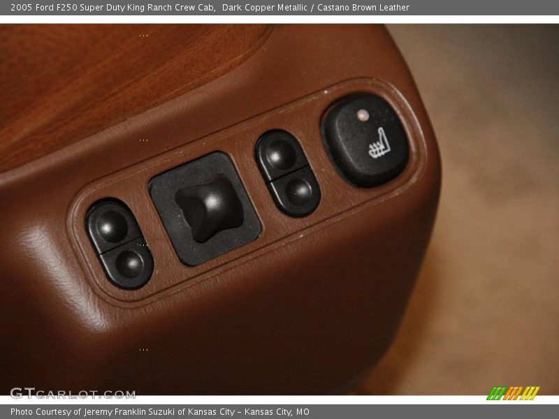 Dark Copper Metallic / Castano Brown Leather 2005 Ford F250 Super Duty King Ranch Crew Cab