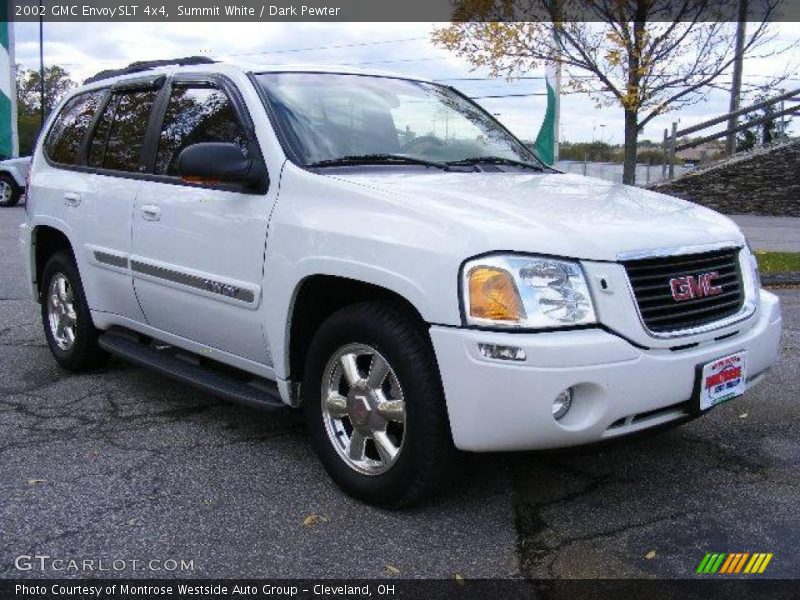 Summit White / Dark Pewter 2002 GMC Envoy SLT 4x4