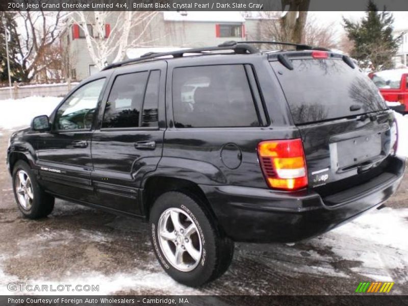 Brillant Black Crystal Pearl / Dark Slate Gray 2004 Jeep Grand Cherokee Limited 4x4