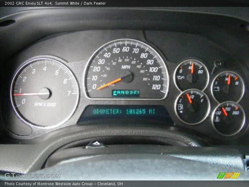Summit White / Dark Pewter 2002 GMC Envoy SLT 4x4