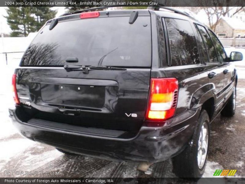 Brillant Black Crystal Pearl / Dark Slate Gray 2004 Jeep Grand Cherokee Limited 4x4