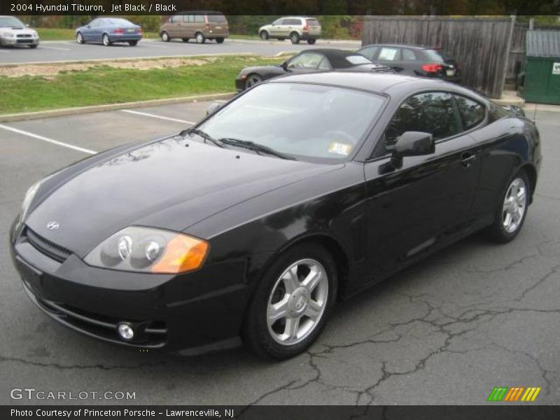 Jet Black / Black 2004 Hyundai Tiburon