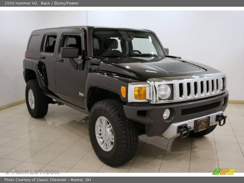 Black / Ebony/Pewter 2009 Hummer H3