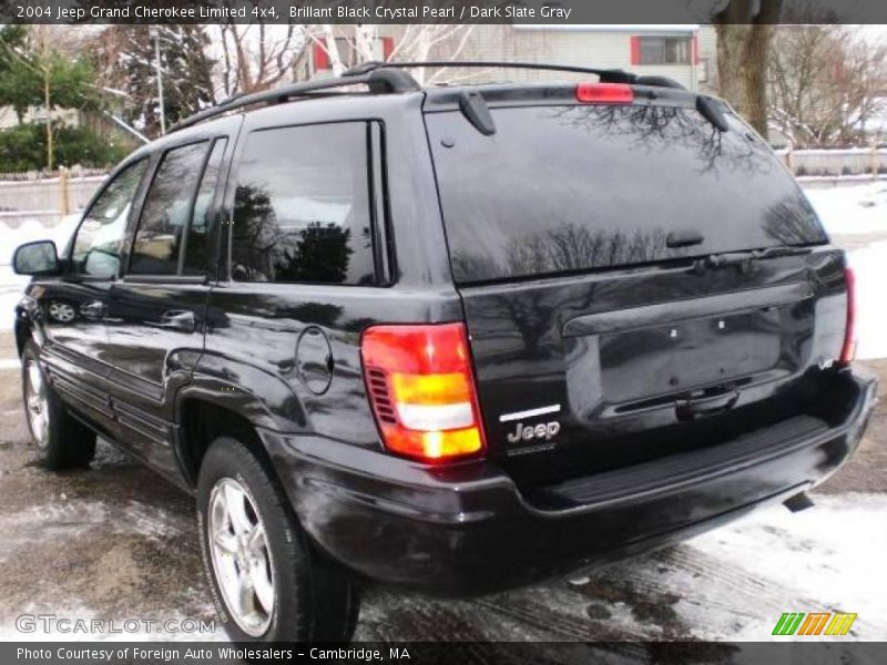 Brillant Black Crystal Pearl / Dark Slate Gray 2004 Jeep Grand Cherokee Limited 4x4