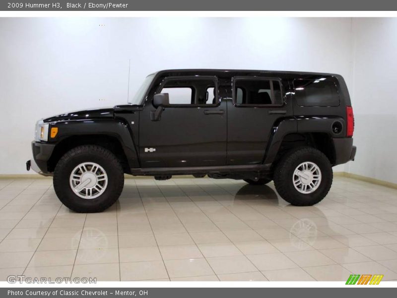 Black / Ebony/Pewter 2009 Hummer H3