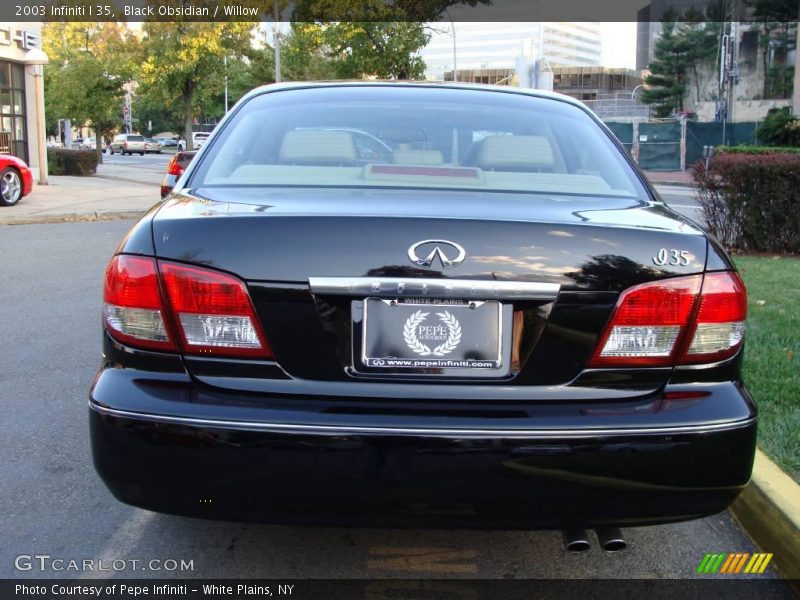 Black Obsidian / Willow 2003 Infiniti I 35