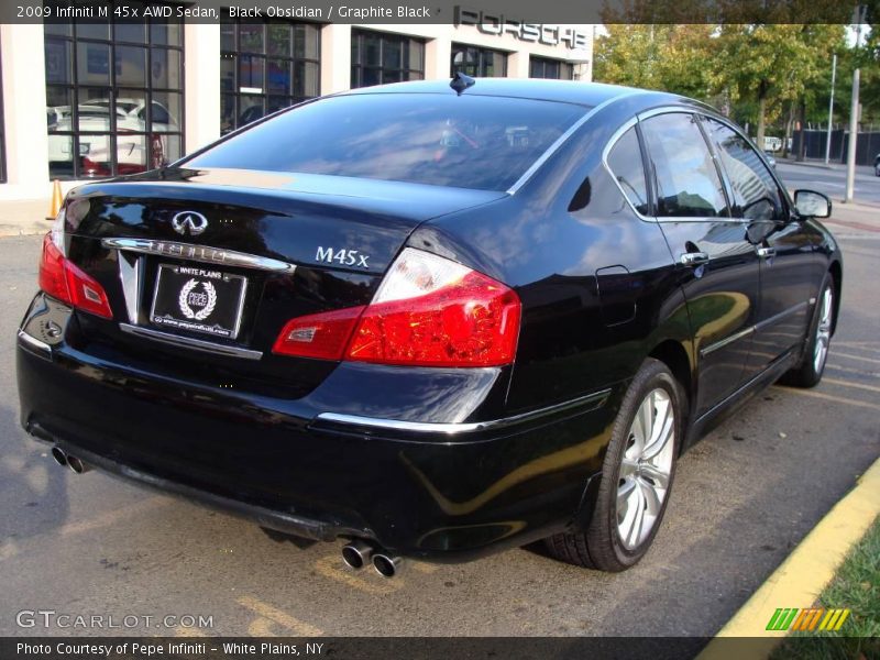 Black Obsidian / Graphite Black 2009 Infiniti M 45x AWD Sedan