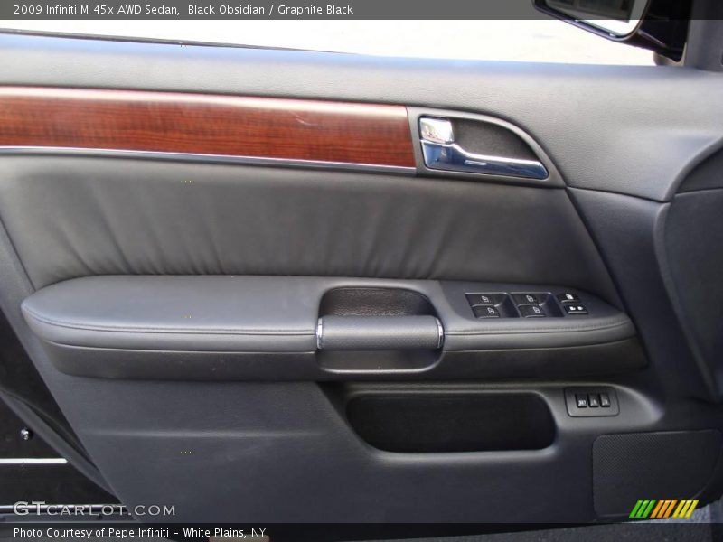 Black Obsidian / Graphite Black 2009 Infiniti M 45x AWD Sedan