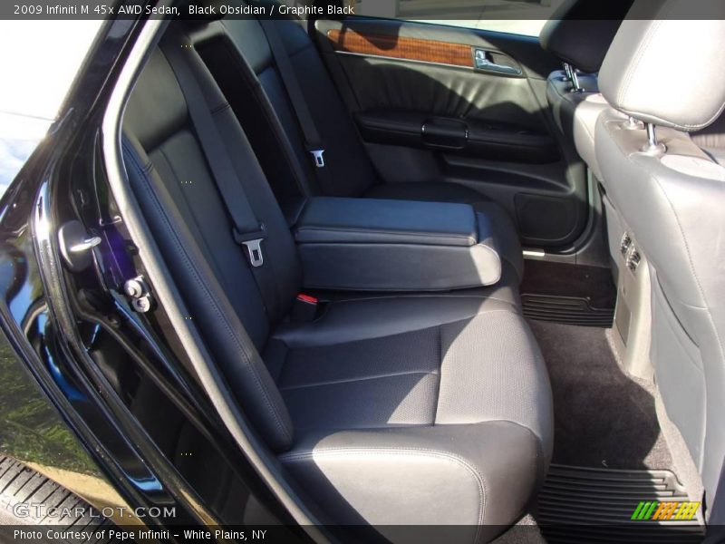 Black Obsidian / Graphite Black 2009 Infiniti M 45x AWD Sedan