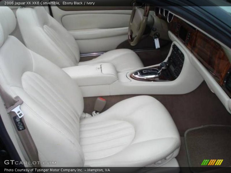 Ebony Black / Ivory 2006 Jaguar XK XK8 Convertible