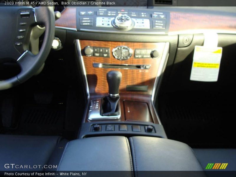 Black Obsidian / Graphite Black 2009 Infiniti M 45x AWD Sedan