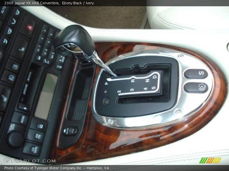 Ebony Black / Ivory 2006 Jaguar XK XK8 Convertible