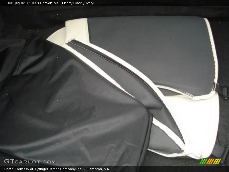 Ebony Black / Ivory 2006 Jaguar XK XK8 Convertible