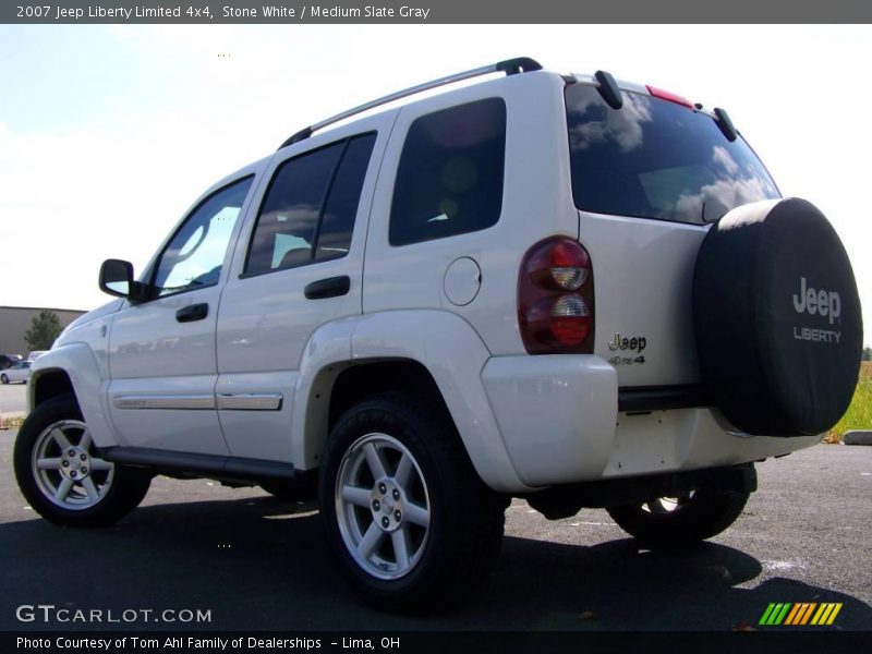 Stone White / Medium Slate Gray 2007 Jeep Liberty Limited 4x4