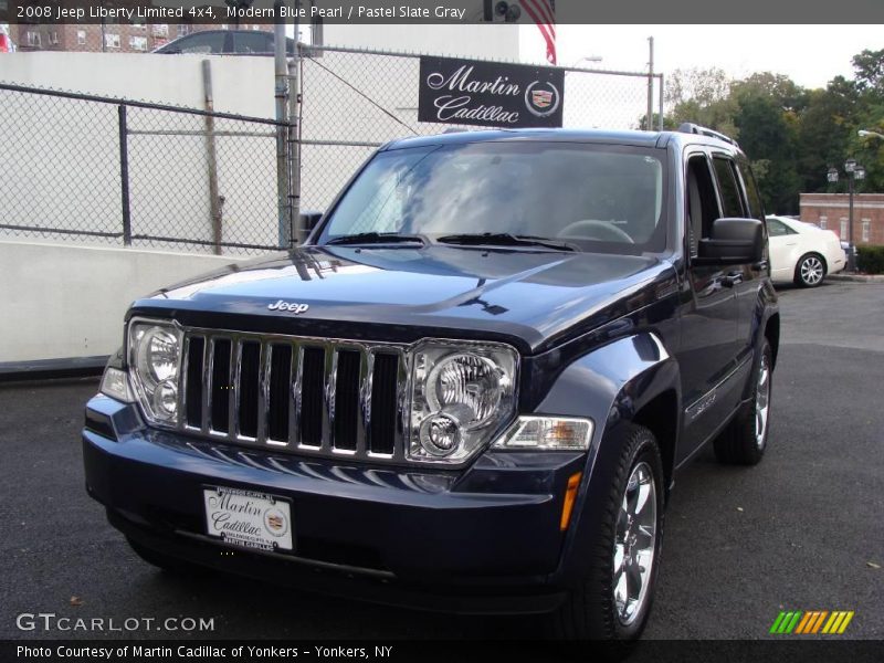Modern Blue Pearl / Pastel Slate Gray 2008 Jeep Liberty Limited 4x4