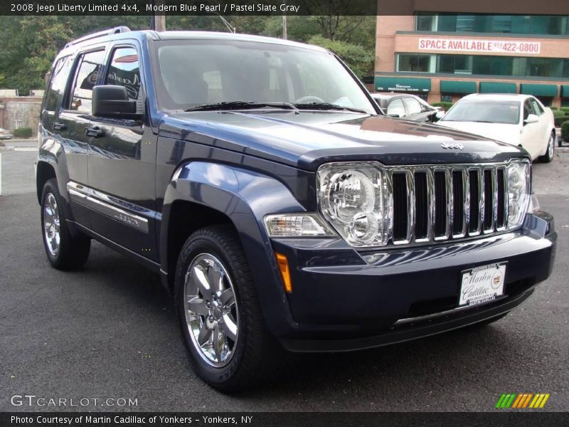 Modern Blue Pearl / Pastel Slate Gray 2008 Jeep Liberty Limited 4x4