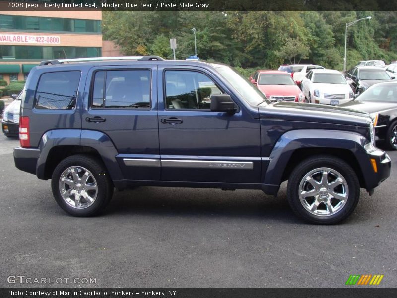Modern Blue Pearl / Pastel Slate Gray 2008 Jeep Liberty Limited 4x4