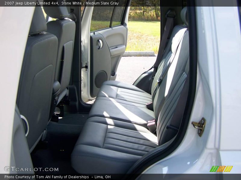 Stone White / Medium Slate Gray 2007 Jeep Liberty Limited 4x4