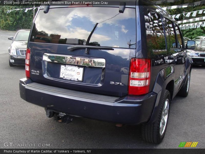 Modern Blue Pearl / Pastel Slate Gray 2008 Jeep Liberty Limited 4x4