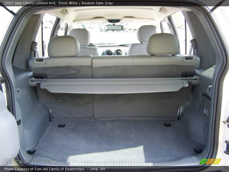 Stone White / Medium Slate Gray 2007 Jeep Liberty Limited 4x4