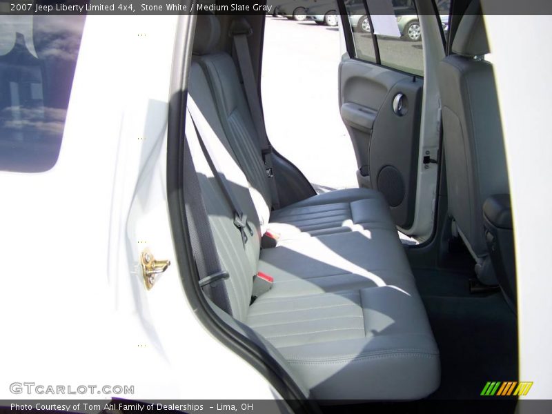 Stone White / Medium Slate Gray 2007 Jeep Liberty Limited 4x4