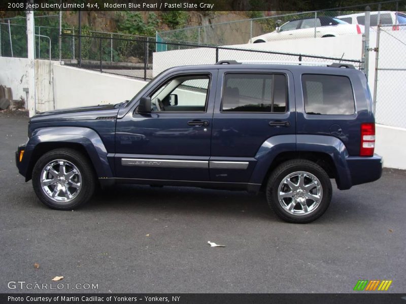 Modern Blue Pearl / Pastel Slate Gray 2008 Jeep Liberty Limited 4x4