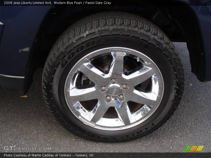 Modern Blue Pearl / Pastel Slate Gray 2008 Jeep Liberty Limited 4x4