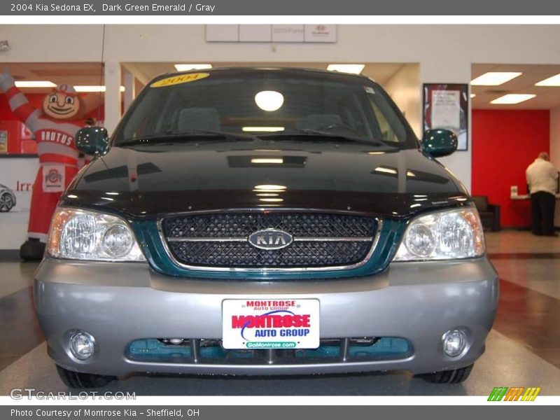 Dark Green Emerald / Gray 2004 Kia Sedona EX