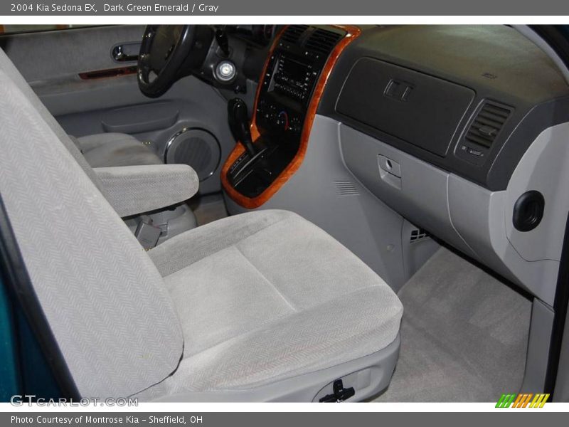 Dark Green Emerald / Gray 2004 Kia Sedona EX