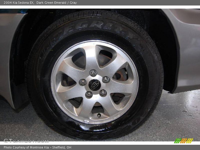 Dark Green Emerald / Gray 2004 Kia Sedona EX