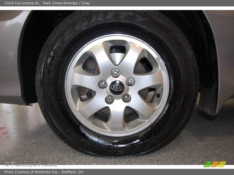 Dark Green Emerald / Gray 2004 Kia Sedona EX