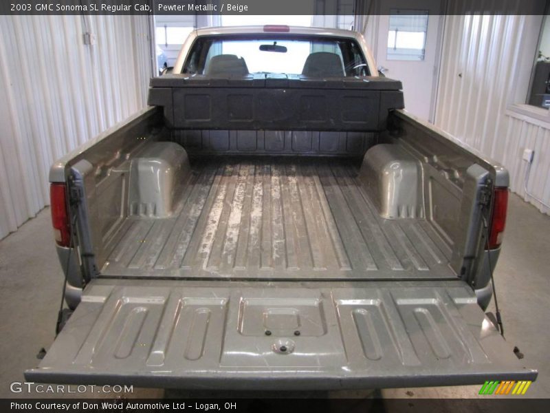 Pewter Metallic / Beige 2003 GMC Sonoma SL Regular Cab