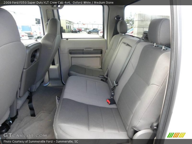 Oxford White / Medium Stone 2009 Ford F350 Super Duty XLT Crew Cab 4x4