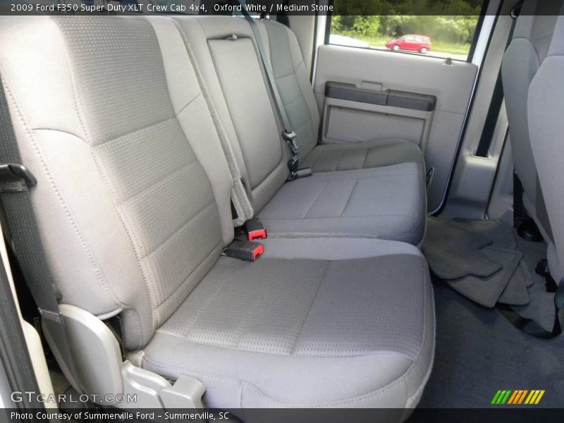 Oxford White / Medium Stone 2009 Ford F350 Super Duty XLT Crew Cab 4x4