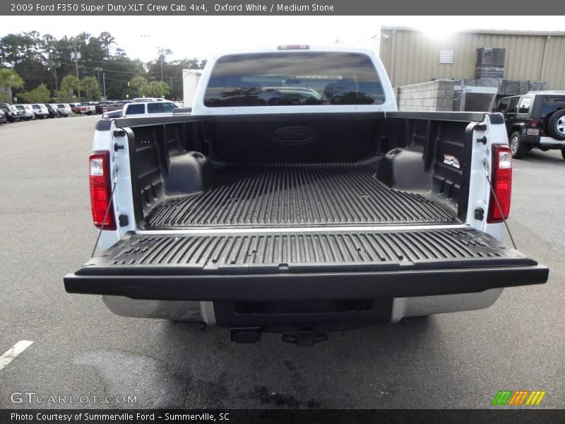 Oxford White / Medium Stone 2009 Ford F350 Super Duty XLT Crew Cab 4x4