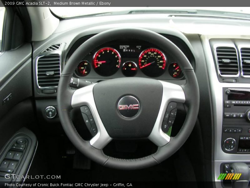 Medium Brown Metallic / Ebony 2009 GMC Acadia SLT-2