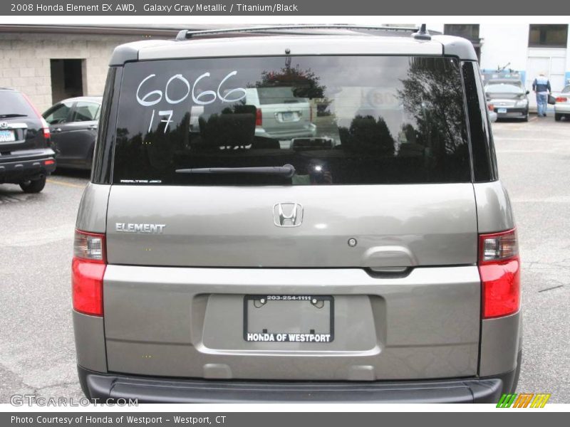 Galaxy Gray Metallic / Titanium/Black 2008 Honda Element EX AWD