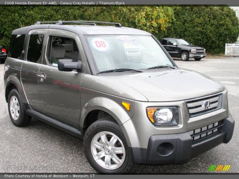 Galaxy Gray Metallic / Titanium/Black 2008 Honda Element EX AWD